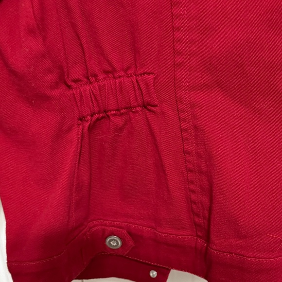 Ami Red Jean Jacket - Picture 6 of 12
